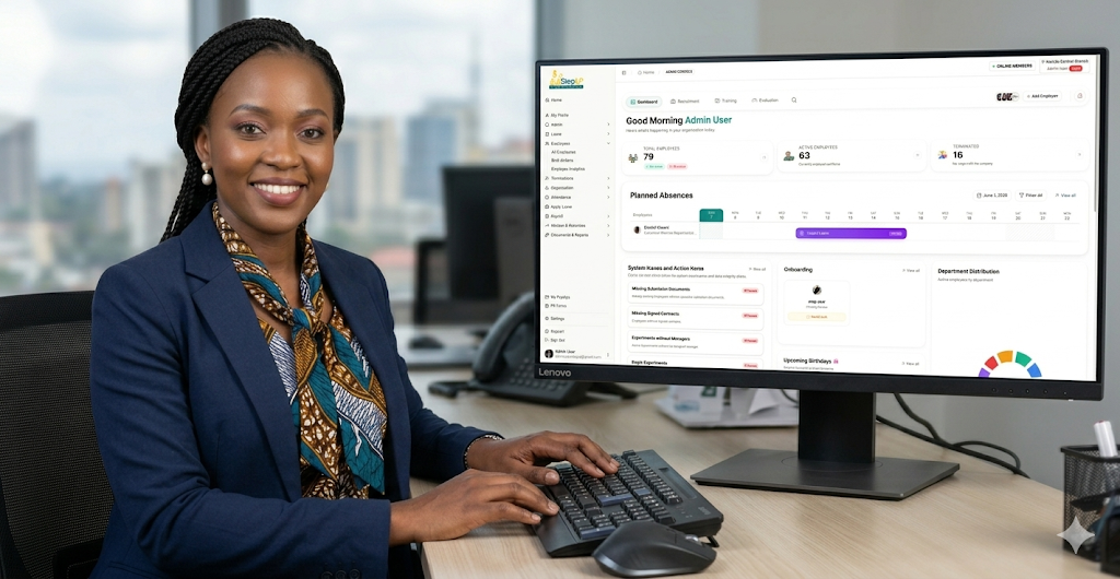 HR professional switching from paperwork to StepUp HRMS
